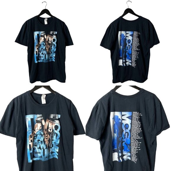 Tim McGraw 2014 Tour T-Shirt 2XL Sundown Heaven Town Concert Tee Graphic - Picture 1 of 16
